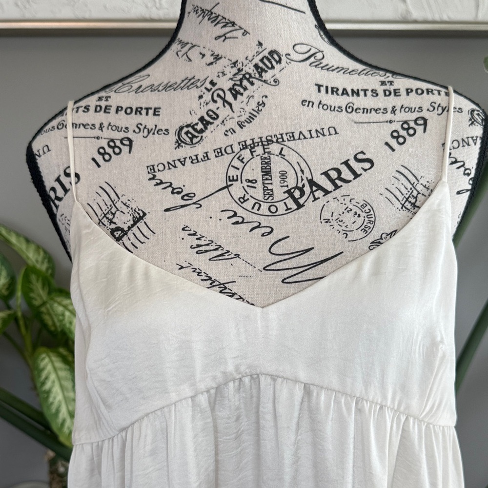Wilfred Ivory Spaghetti Strap Mini Dress - Picture 3 of 11